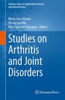 Studies on Arthritis and Joint Disorders