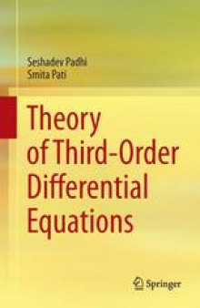 Theory of Third-Order Differential Equations