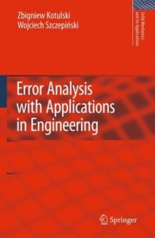 Error Analysis with Applications in Engineering