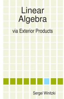 Linear Algebra via Exterior Products