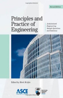 Principles and practice of engineering architectural engineering sample questions and solutions