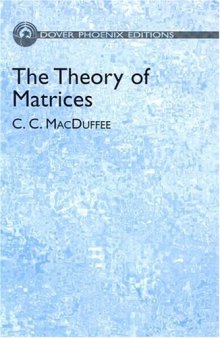 The theory of matrices