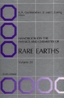 Handbook on the Physics and Chemistry of Rare Earths