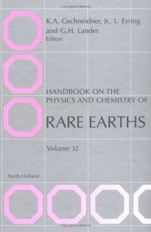 Handbook on the Physics and Chemistry of Rare Earths