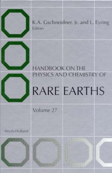 Handbook on the Physics and Chemistry of Rare Earths, Volume Volume 27 