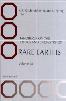 Handbook on the Physics and Chemistry of Rare Earths, Volume Volume 28 