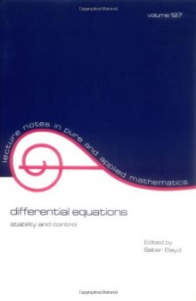 Differential equations: stability and control