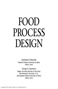 Food process design