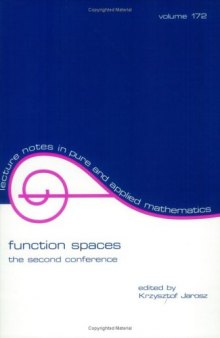 Function spaces, the second conference: proceedings of the conference at Edwardsville