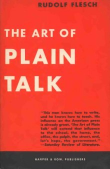 The Art of Plain Talk  