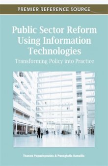 Public Sector Reform Using Information Technologies: Transforming Policy into Practice  