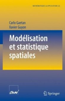 Modélisation et statistique spatiales