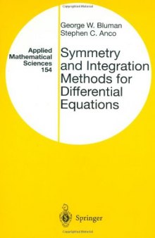 Symmetry and Integration Methods for Differential Equations