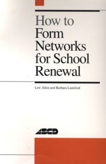 How to Form Networks for School Renewal