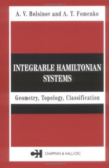 Integrable Hamiltonian systems: geometry, topology, classification