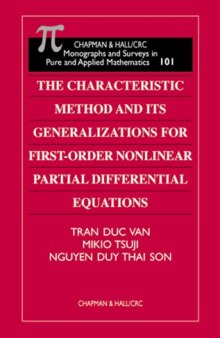 The characteristic method and its generalizations for first-order nonlinear PDEs