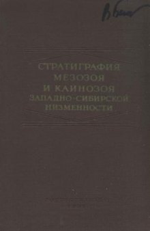 Стратиграфия мезозоя и кайнозоя Западно-Сибирской низменности