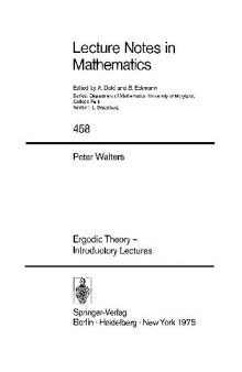 Ergodic Theory: Introductory Lectures