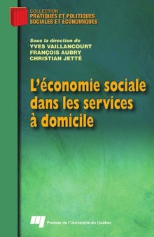 L'économie sociale dans les services à domicile