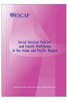Social Services Policies and Family Well-being in the Asian and Pacific Region