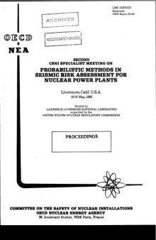 Seismic Risk Assessment for Nuclear Powerplants (csni83-76)