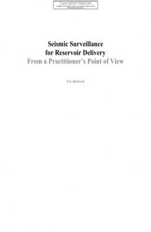 Seismic surveillance for reservoir delivery : from a practitioner's point of view