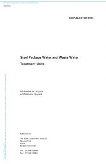 Steel Package Water and Waste Water Treatment Units