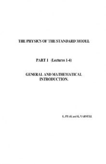 Lectures on the standard model of particle physics