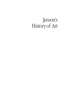 Janson's History of Art  The Western Tradition, 8th Edition