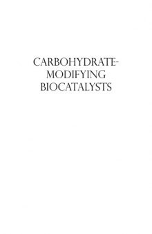 Carbohydrate-modifying biocatalysts