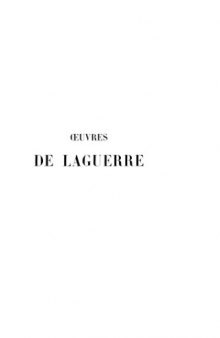 Oeuvres, tome 1. Algebre. Calcul integral