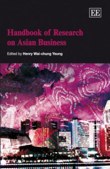 Handbook of Research on Asian Business (Elgar Original Reference)