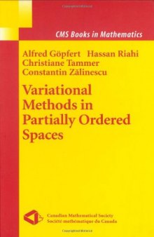 Variational methods in partially ordered spaces