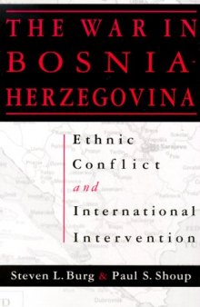 The war in Bosnia-Herzegovina: ethnic conflict and international intervention