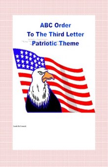 ABC Order Practice to the Third Letter Printable Worksheets-Patriotic Theme