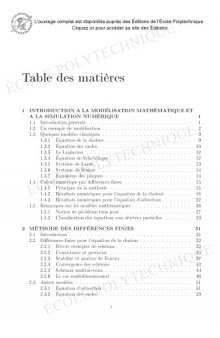 Analyse numerique et optimisation : Une introduction a la modelisation mathematique et a la simulation numerique   French
