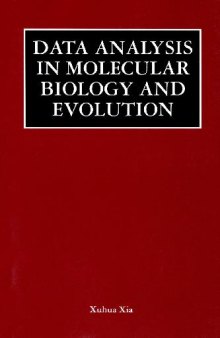 Data analysis in molecular biology and evolution