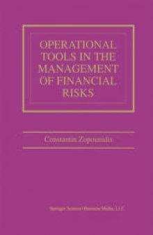 Operational Tools in the Management of Financial Risks