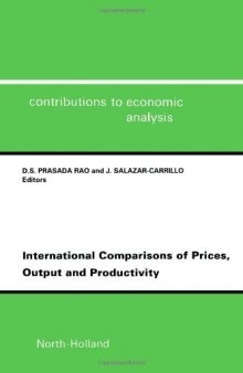 International Comparisons of Prices, Output and Productivity