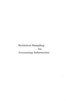 Statistical Sampling for Accounting Information