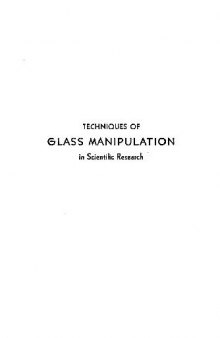 techniques of glass manipulation