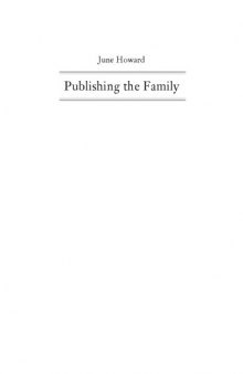Publishing the Family (New Americanists)