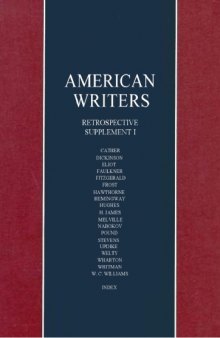 AMERICAN WRITERS, Retrospective Supplement I