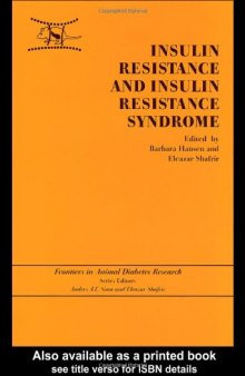 Insulin Resistance and Insulin Resistance Syndrome (Frontiers in Animal Diabetes Research, 5)