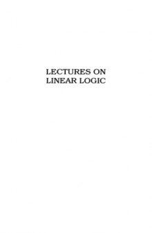 Lectures on linear logic