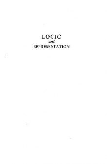 Logic and Representation
