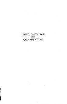 Logic, Language, and Computation. Volume 1