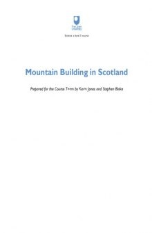 Mountain Building in Scotland