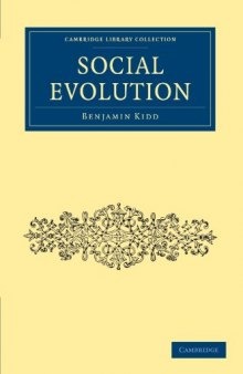Social Evolution (Cambridge Library Collection - Religion)