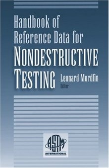 Handbook of reference data for nondestructive testing